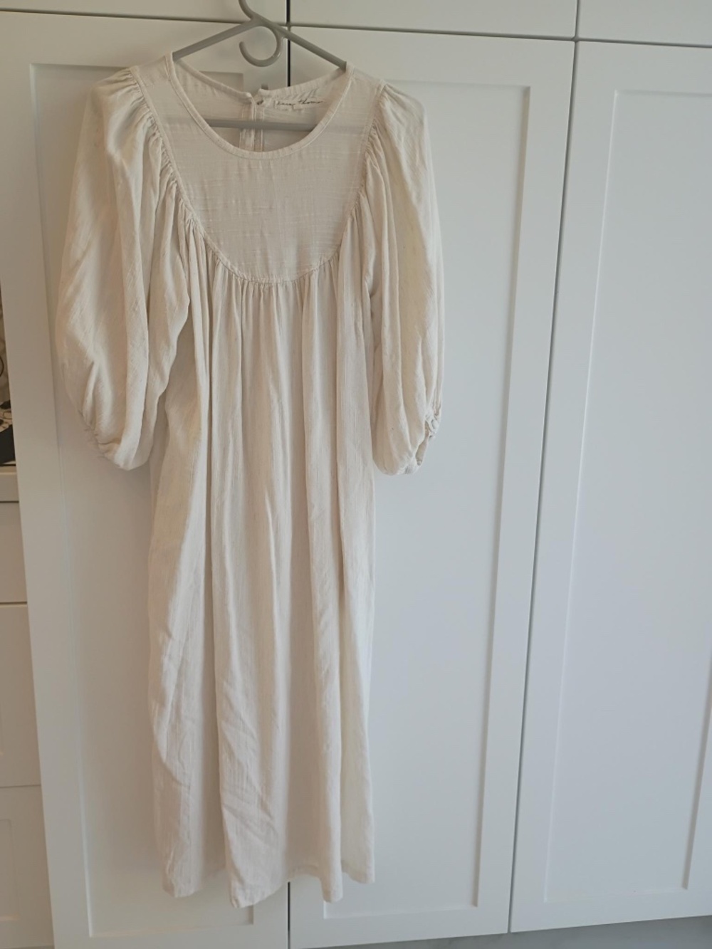 100% Linen Kara Thomas Dress SMALL W/POCKETS NWOT